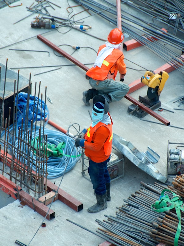 Construction site photo from the field